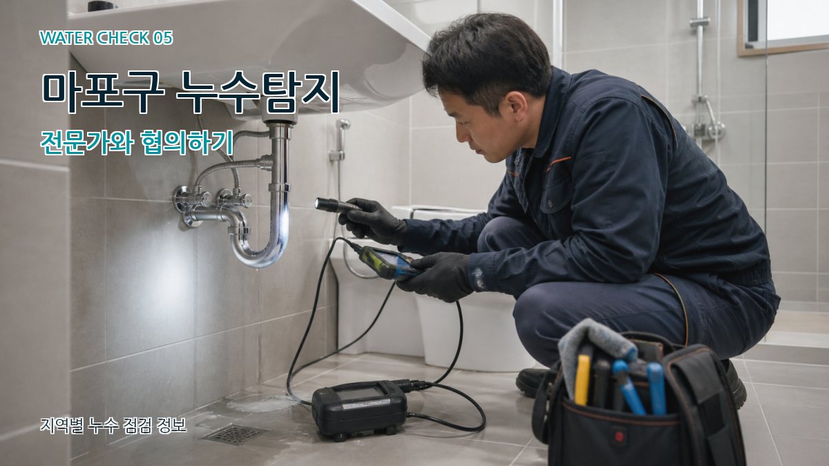 마포구 누수탐지 전문가와 협의하기