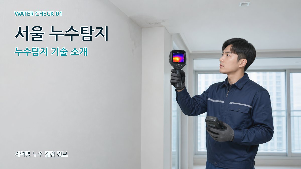 서울 누수탐지 누수탐지 기술 소개