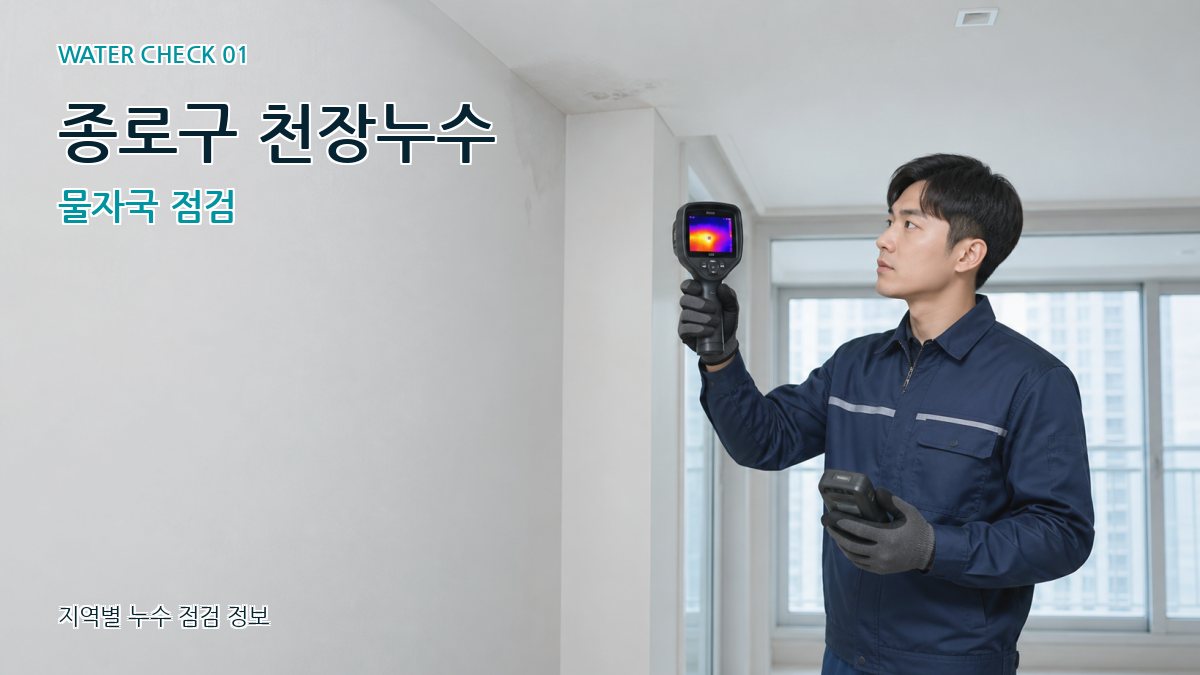 종로구 천장누수 물자국 점검