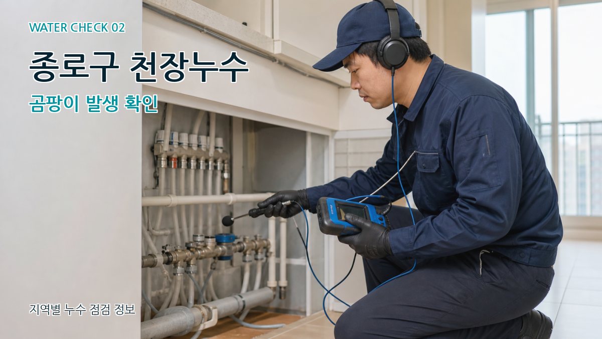 종로구 천장누수 곰팡이 발생 확인