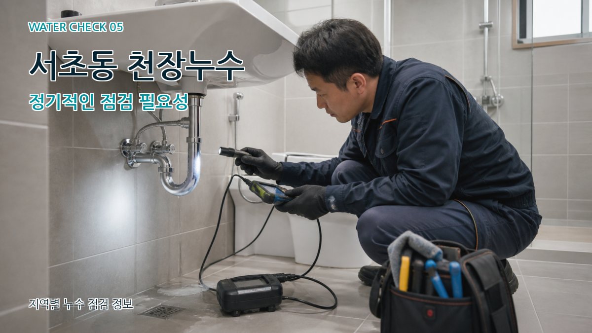 서초동 천장누수 정기적인 점검 필요성