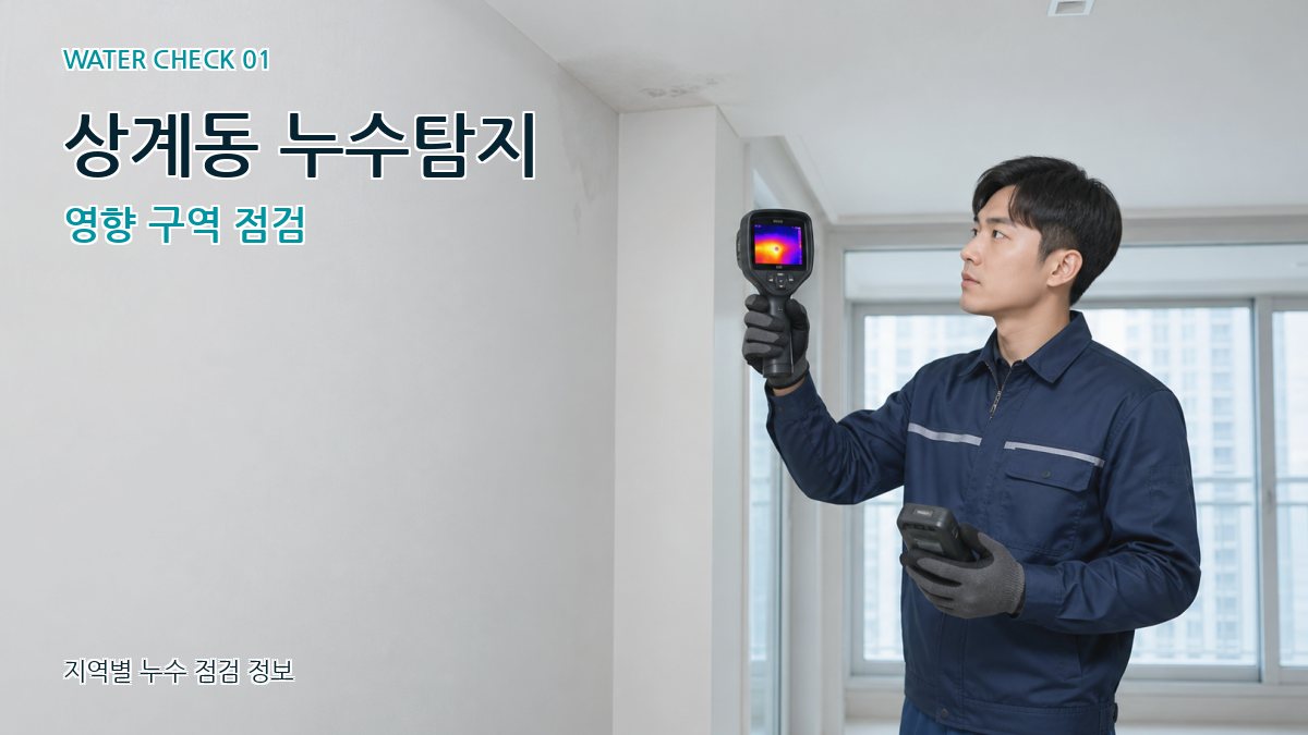 상계동 누수탐지 영향 구역 점검