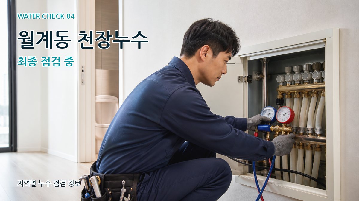 월계동 누수탐지 누수탐지 이미지