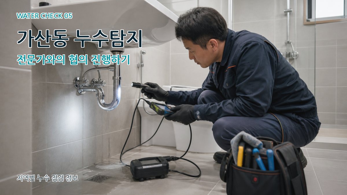 가산동 누수공사 누수탐지 이미지