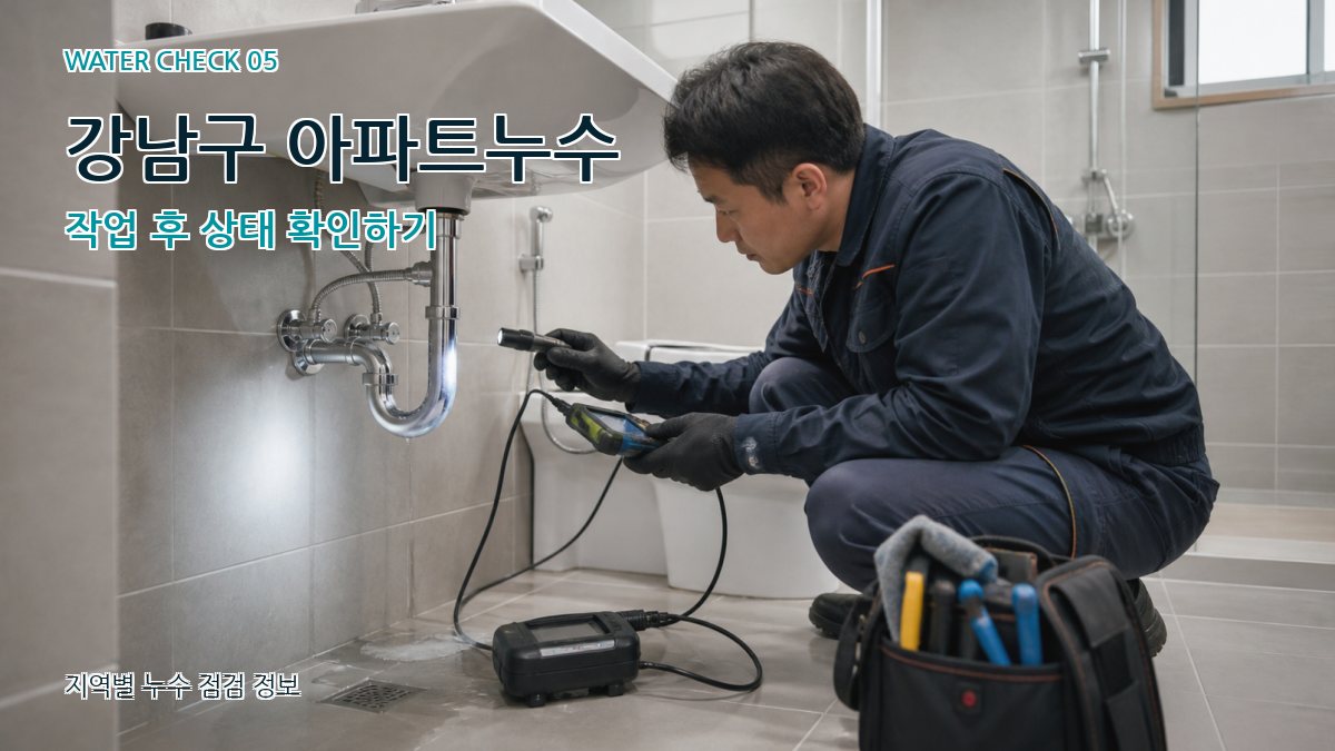 강남구 누수공사 누수탐지 이미지