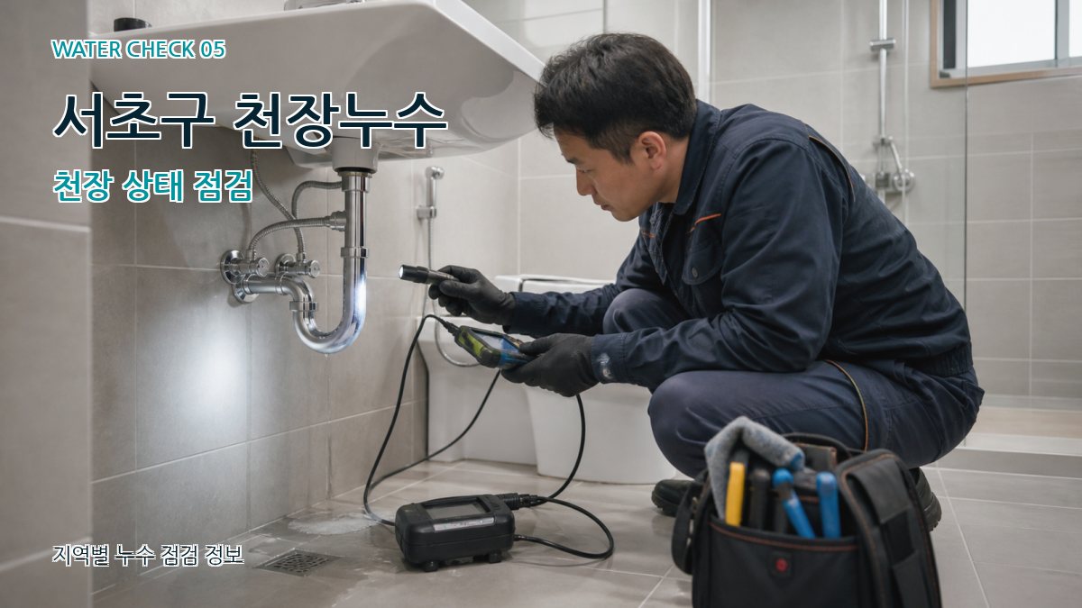 서초구 천장누수 천장 상태 점검