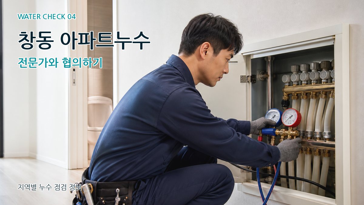 창동 아파트누수 전문가와 협의하기