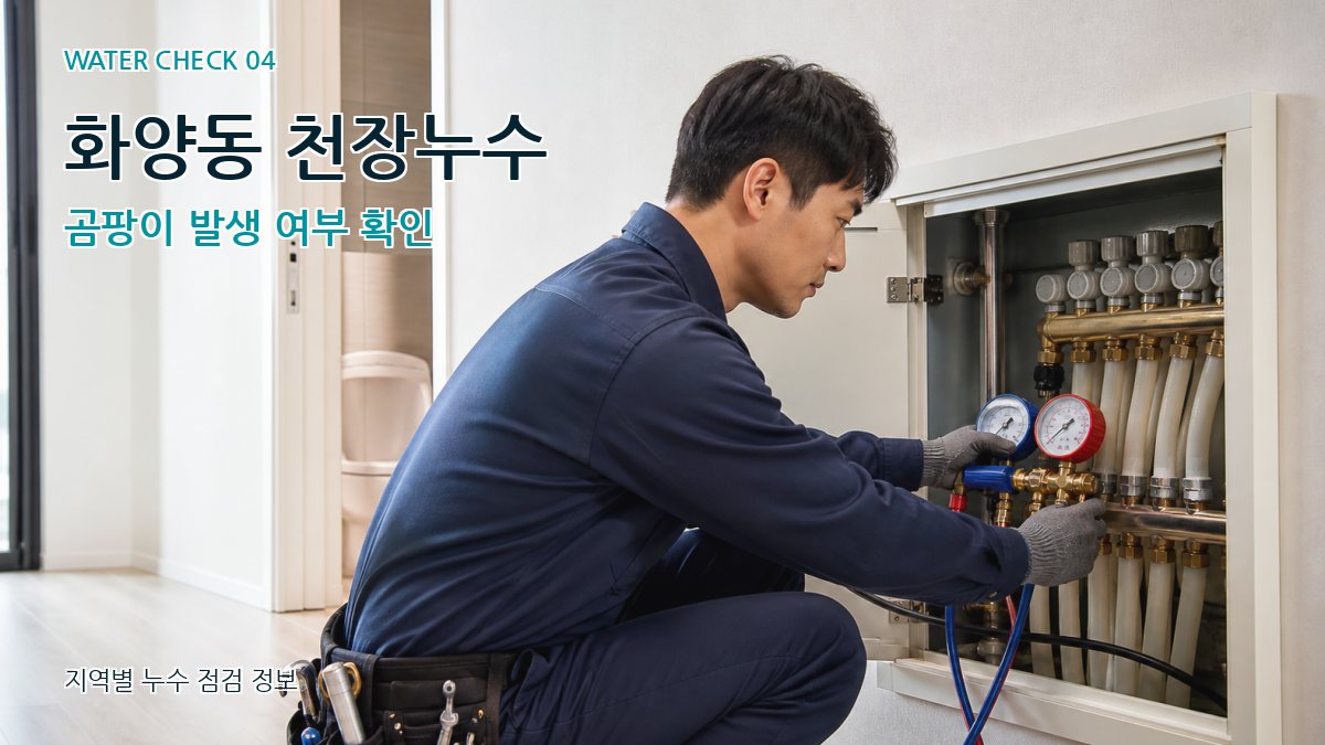 화양동 천장누수 곰팡이 발생 여부 확인