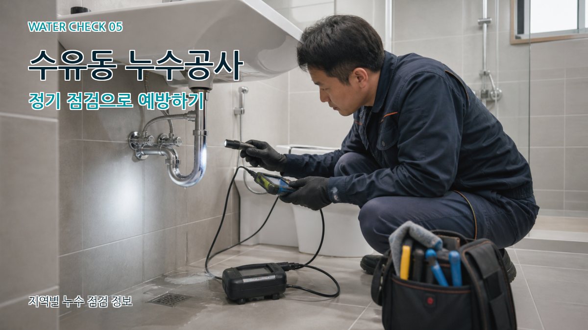 수유동 누수공사 정기 점검으로 예방하기