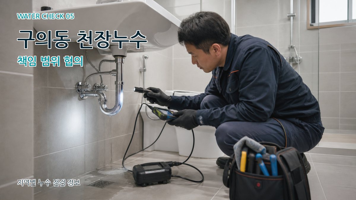 구의동 천장누수 책임 범위 협의