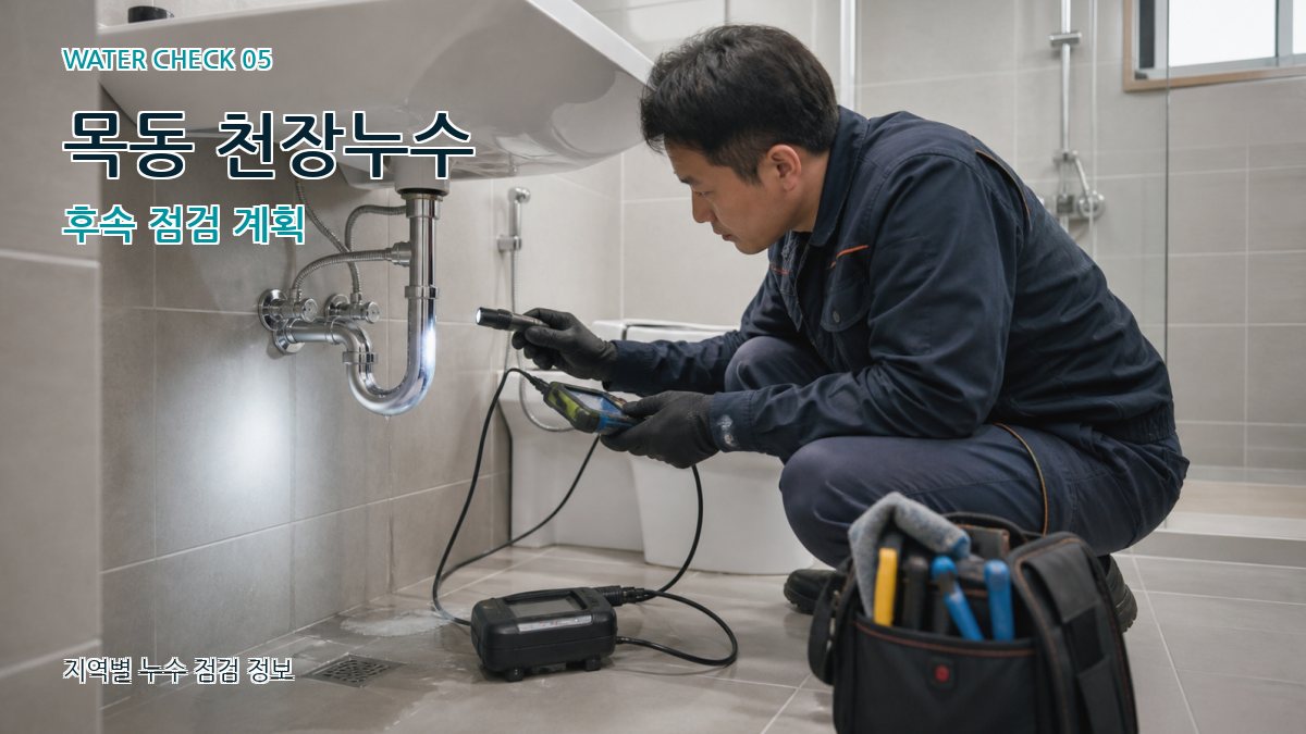 목동 천장누수 후속 점검 계획