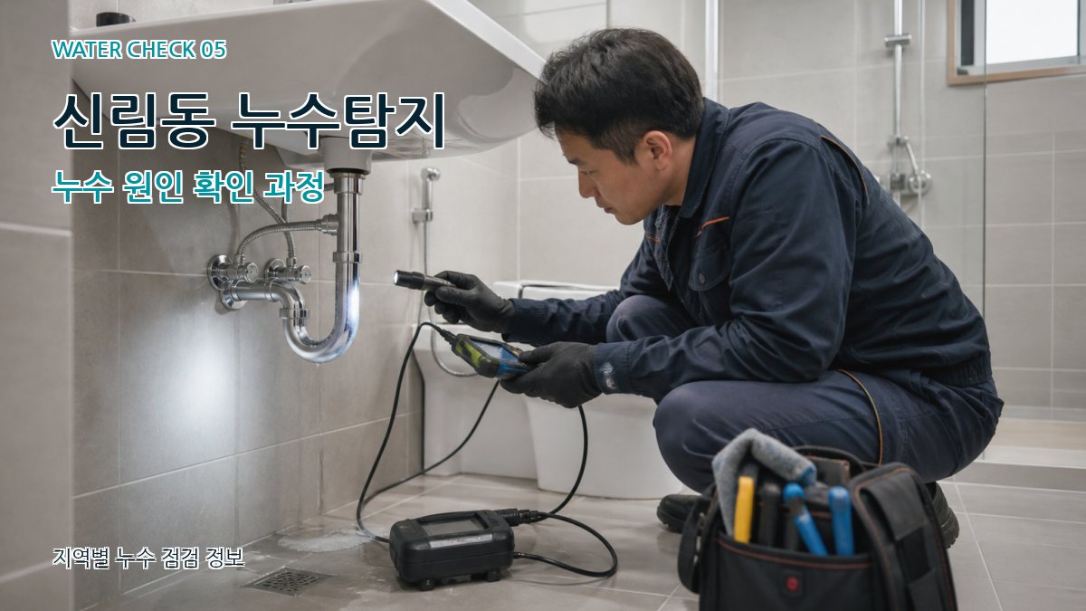 신림동 누수공사 누수탐지 이미지