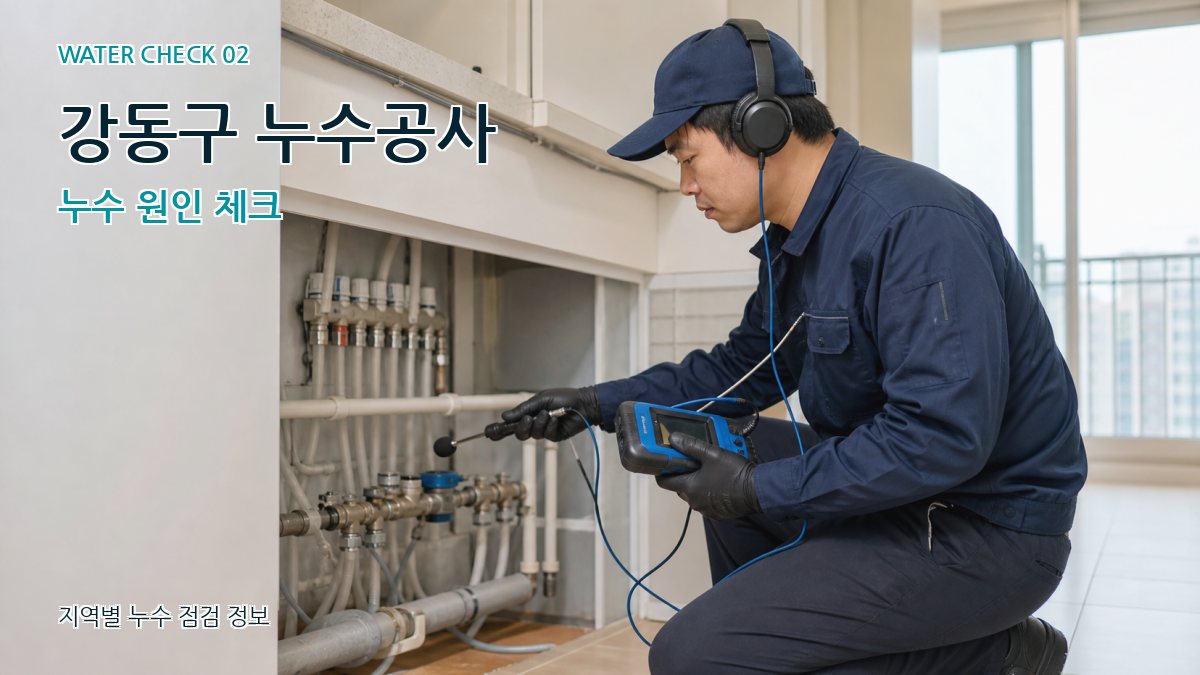 강동구 누수공사 누수 원인 체크