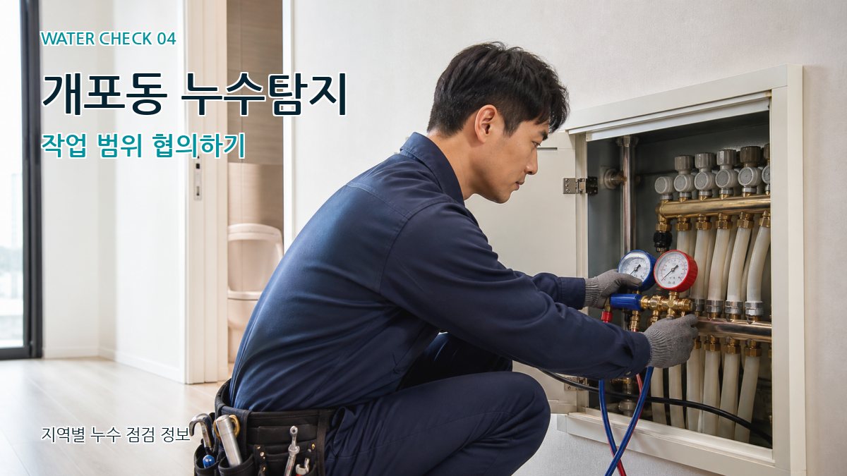 개포동 누수탐지 누수탐지 이미지