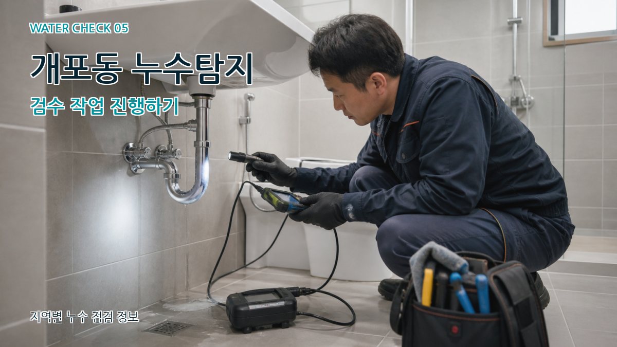 개포동 누수공사 누수탐지 이미지