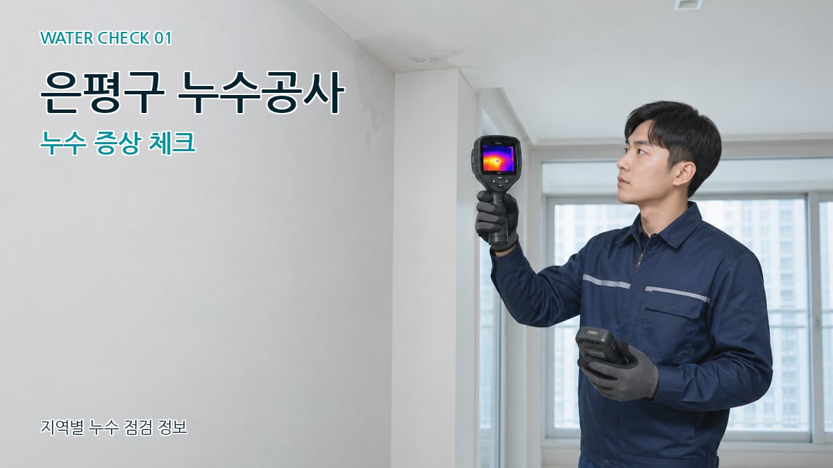 은평구 누수공사 누수 증상 체크