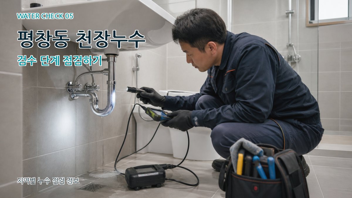 평창동 천장누수 검수 단계 점검하기