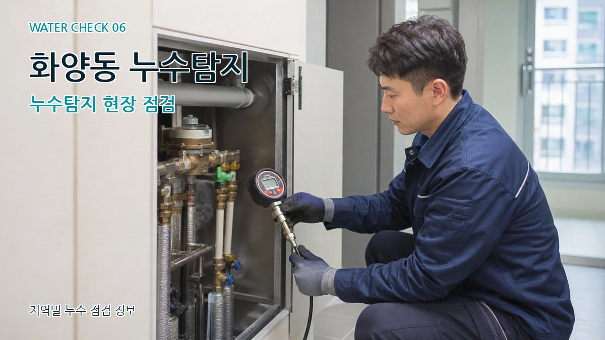 화양동 누수탐지 누수탐지 현장 점검