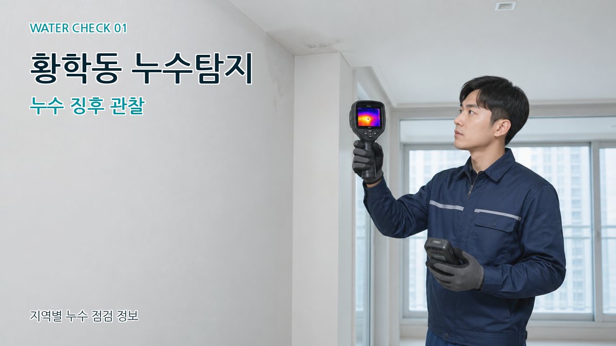 황학동 누수탐지 누수 징후 관찰