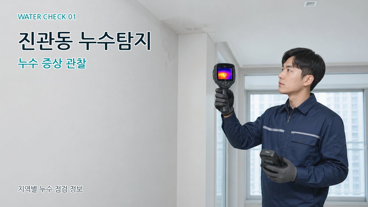 진관동 누수탐지 누수 증상 관찰