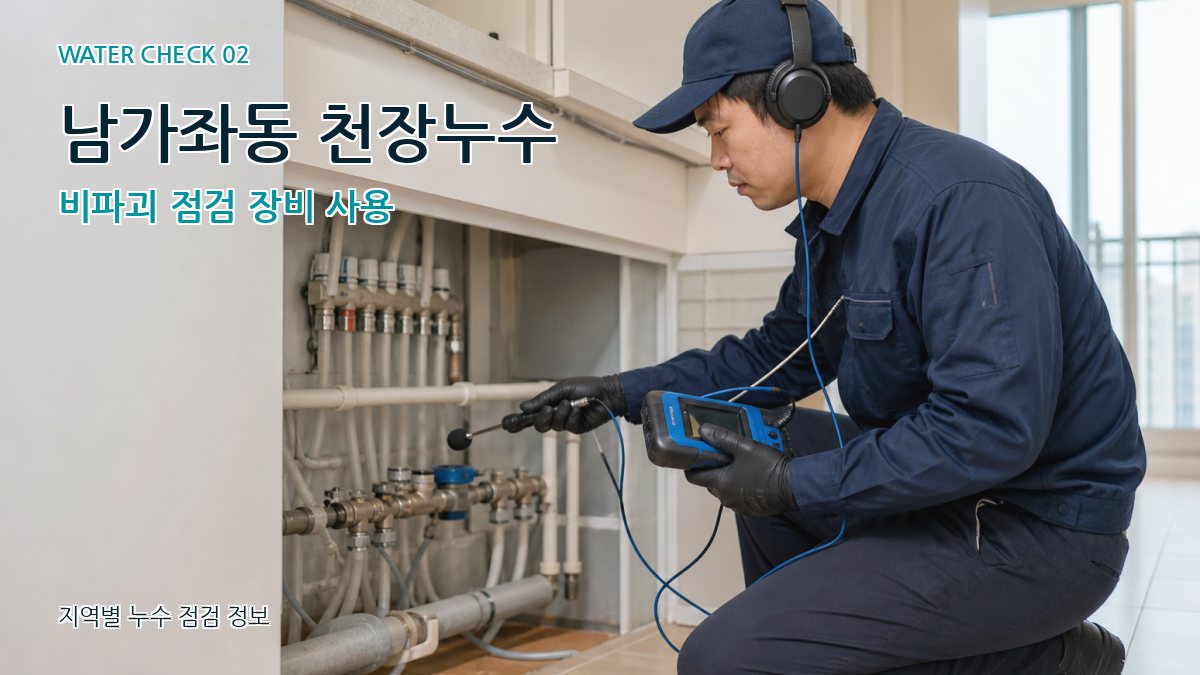 남가좌동 천장누수 비파괴 점검 장비 사용
