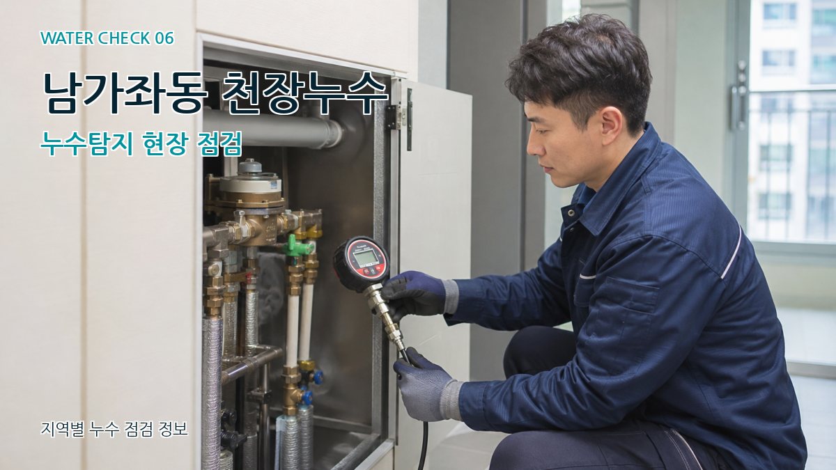남가좌동 천장누수 누수탐지 현장 점검