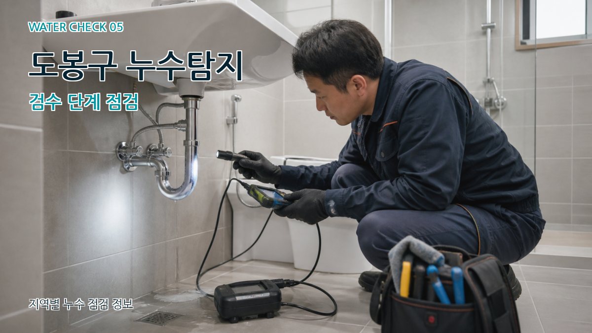도봉구 누수탐지 검수 단계 점검