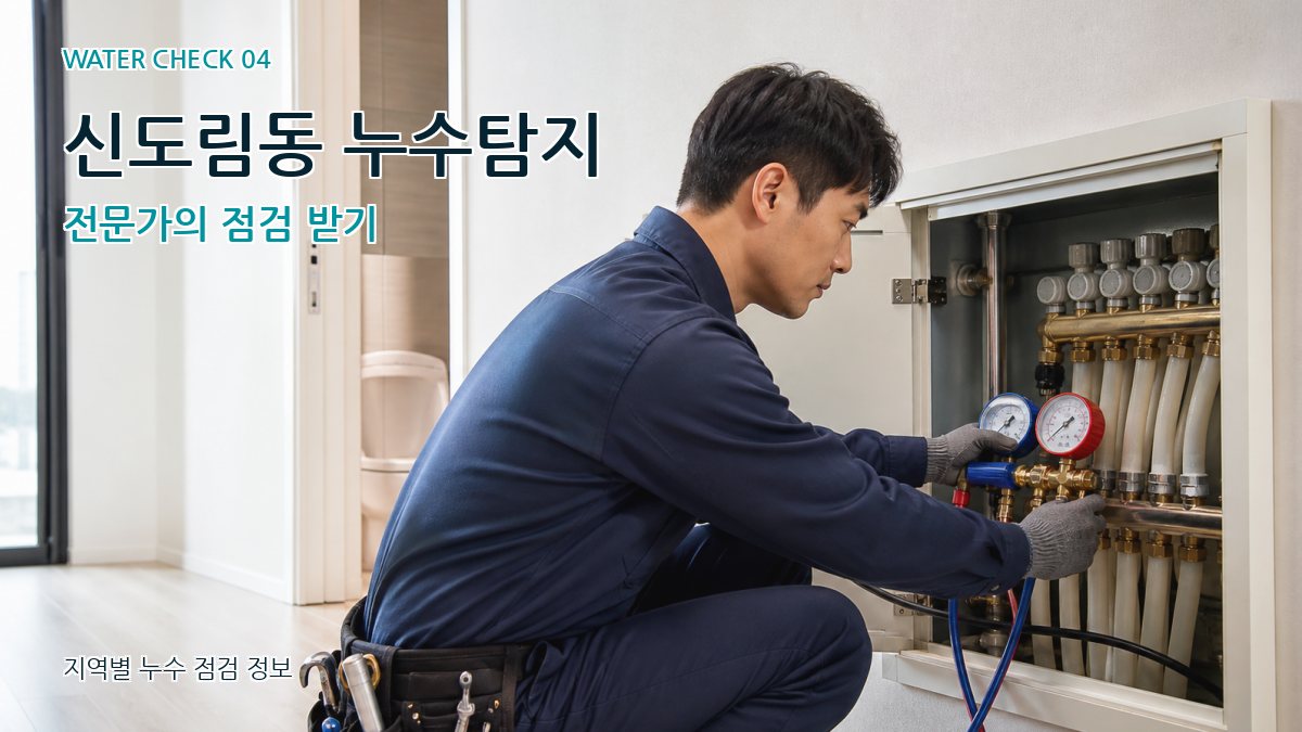 신도림동 누수탐지 전문가의 점검 받기