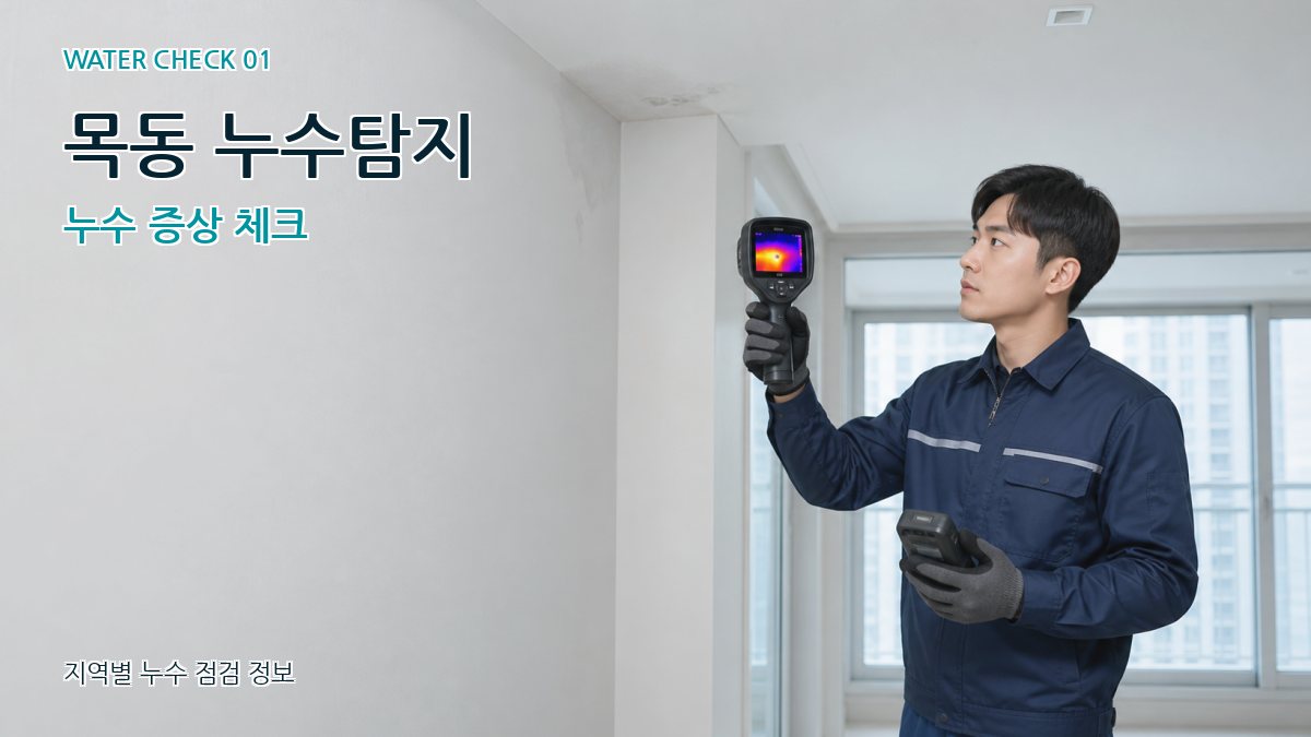 목동 누수탐지 누수 증상 체크
