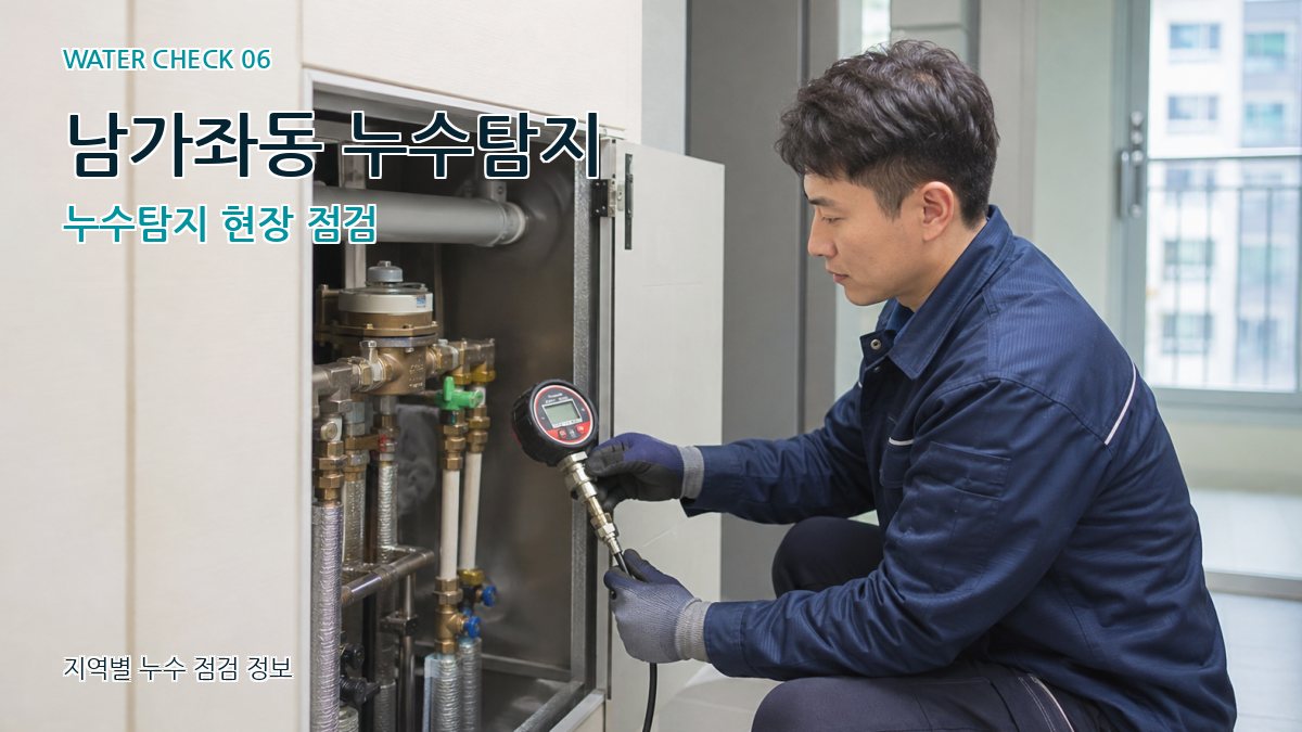 남가좌동 누수탐지 누수탐지 현장 점검