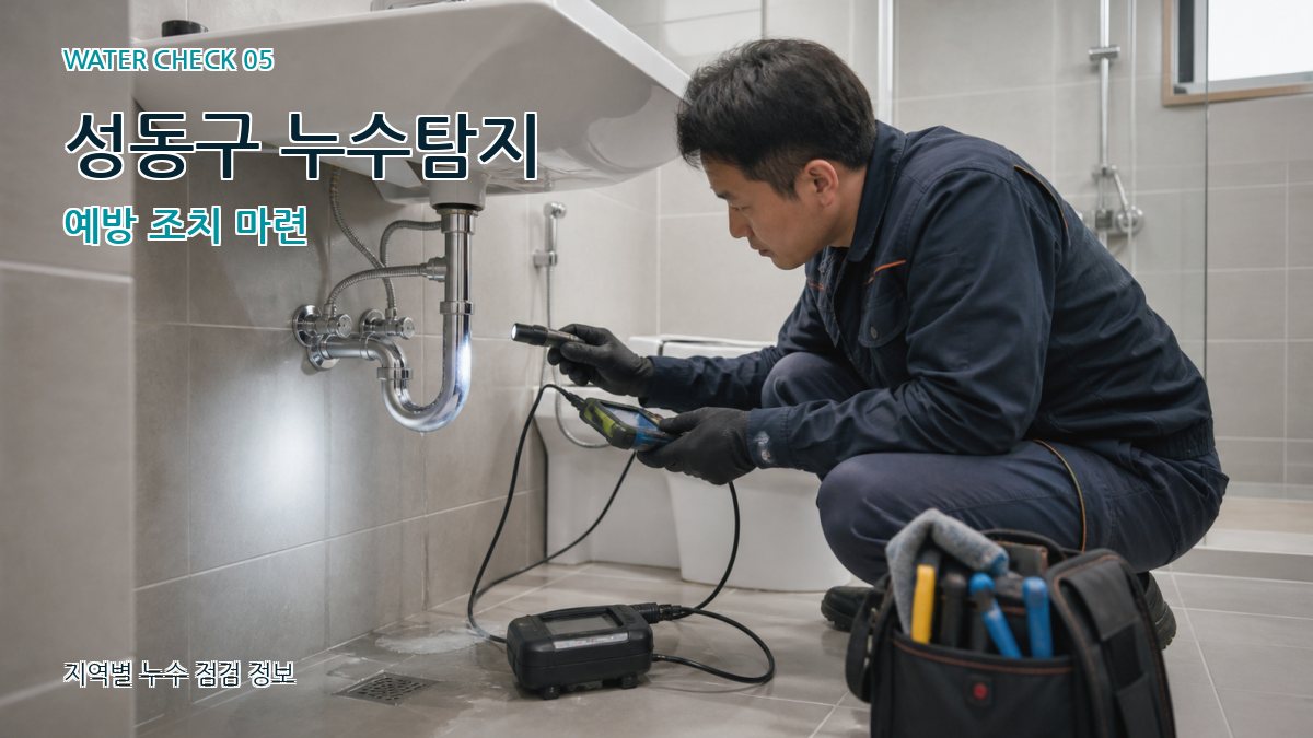 성동구 누수공사 누수탐지 이미지