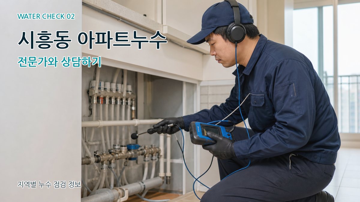 시흥동 아파트누수 전문가와 상담하기