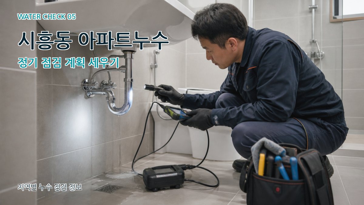 시흥동 아파트누수 정기 점검 계획 세우기