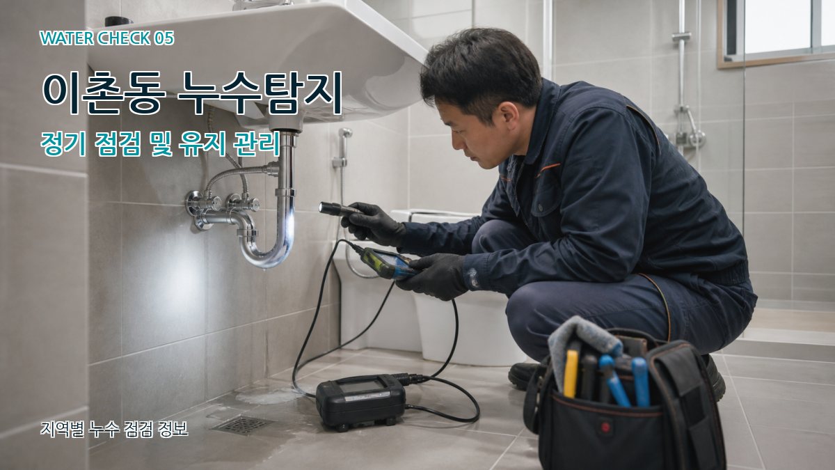 이촌동 누수탐지 정기 점검 및 유지 관리