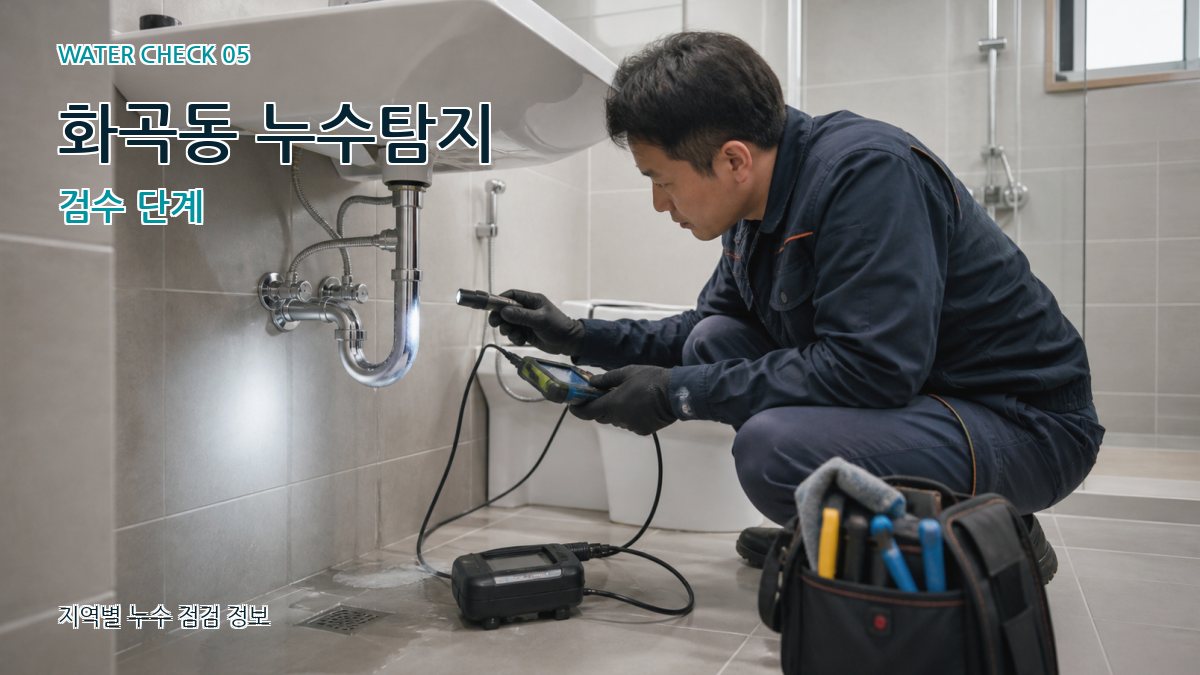 화곡동 누수탐지 검수 단계