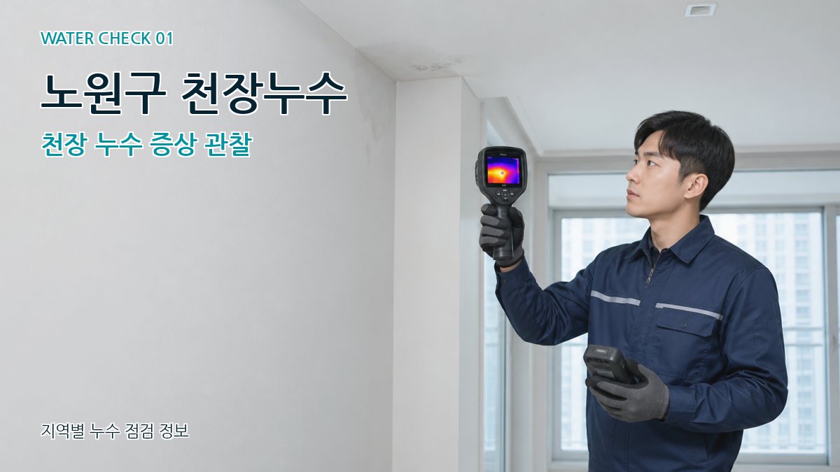 노원구 천장누수 천장 누수 증상 관찰