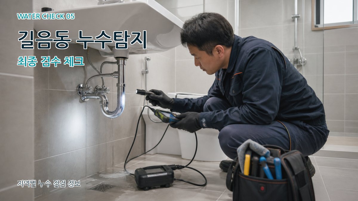 길음동 누수탐지 최종 검수 체크