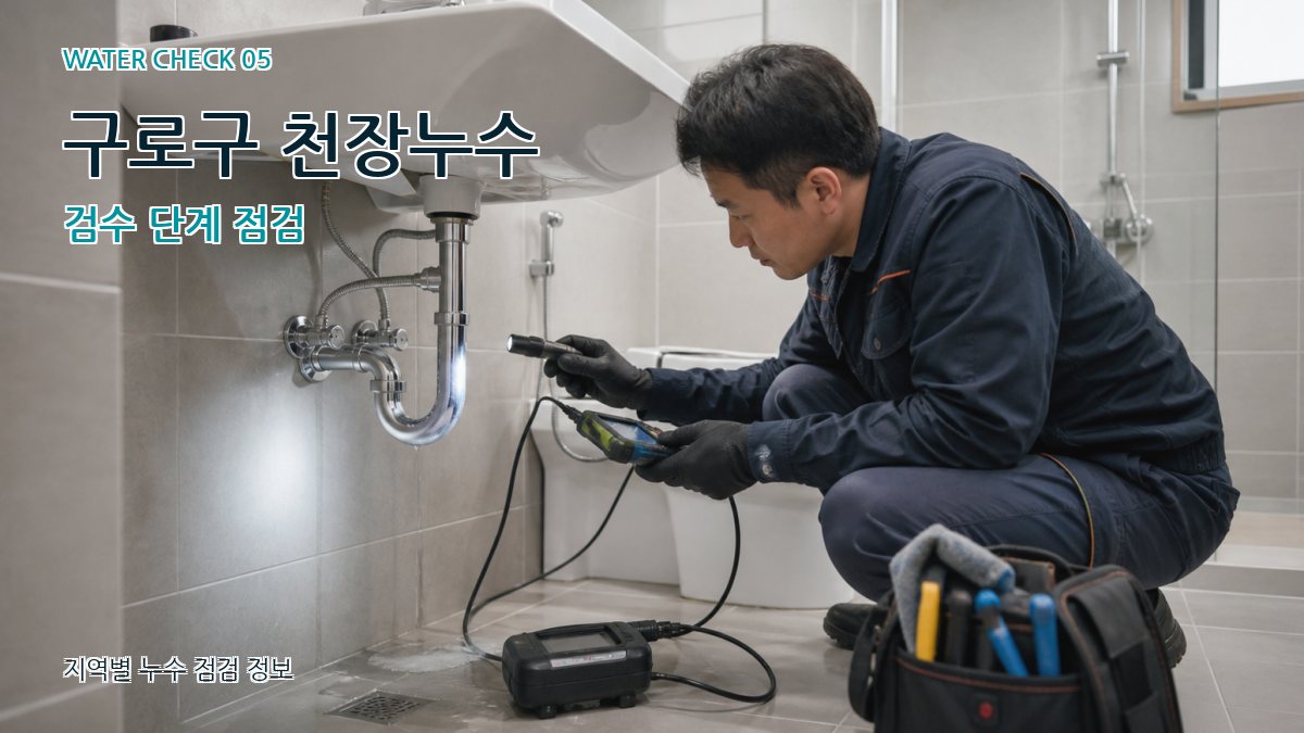 구로구 천장누수 검수 단계 점검