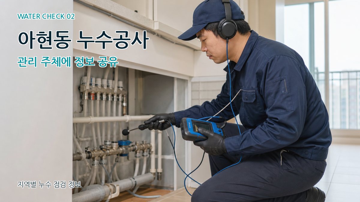 아현동 누수공사 관리 주체에 정보 공유