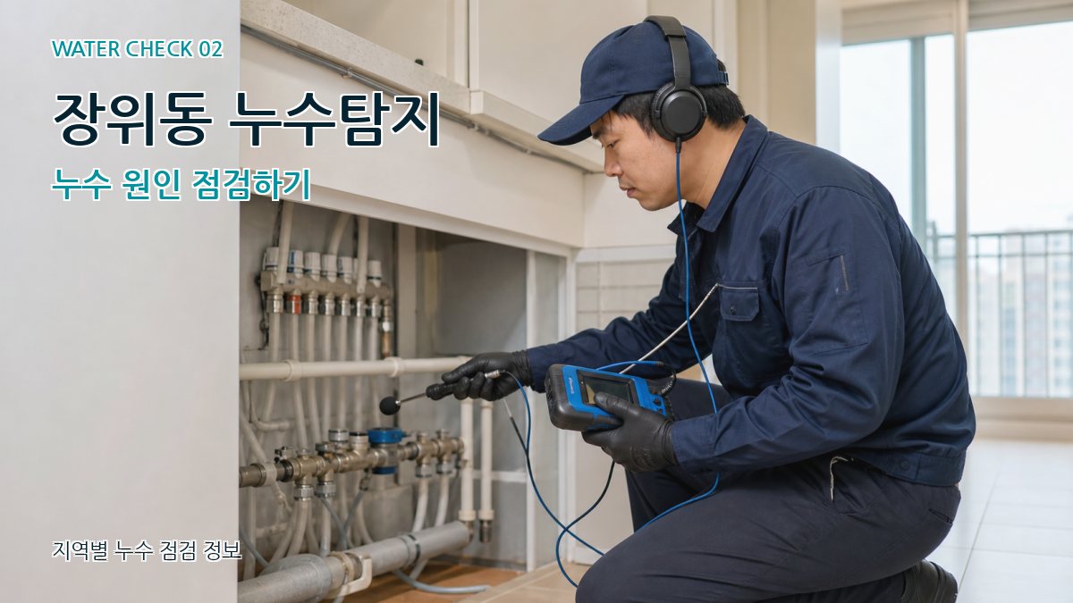 장위동 누수탐지 누수 원인 점검하기