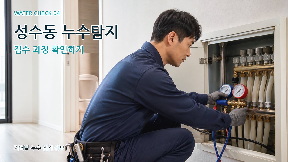 성수동 누수탐지 검수 과정 확인하기