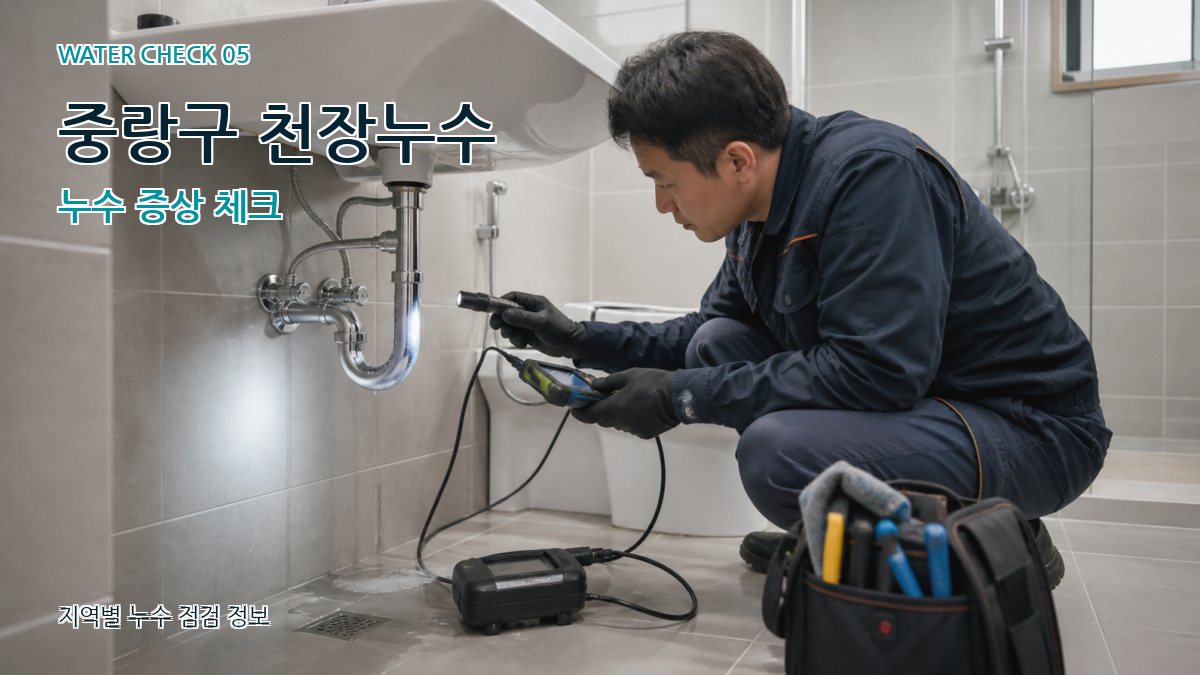 중랑구 천장누수 누수 증상 체크