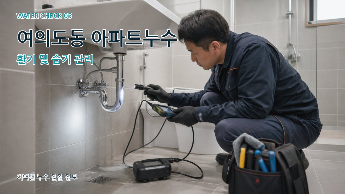 여의도동 아파트누수 환기 및 습기 관리