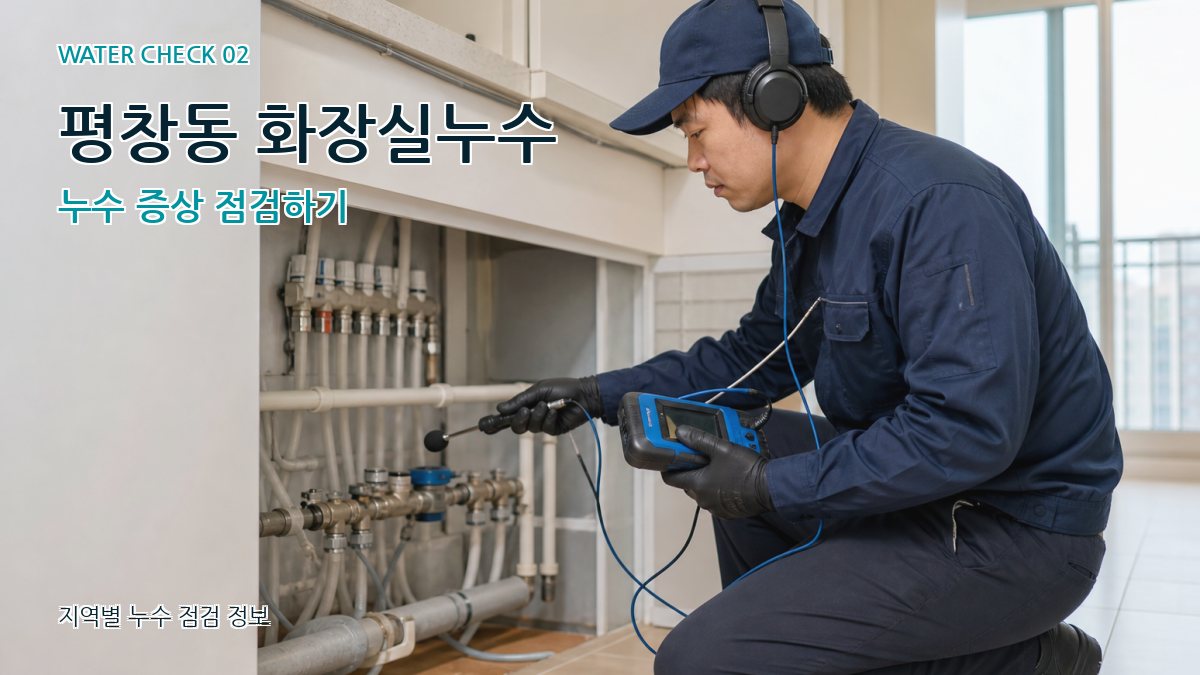 평창동 화장실누수 누수 증상 점검하기