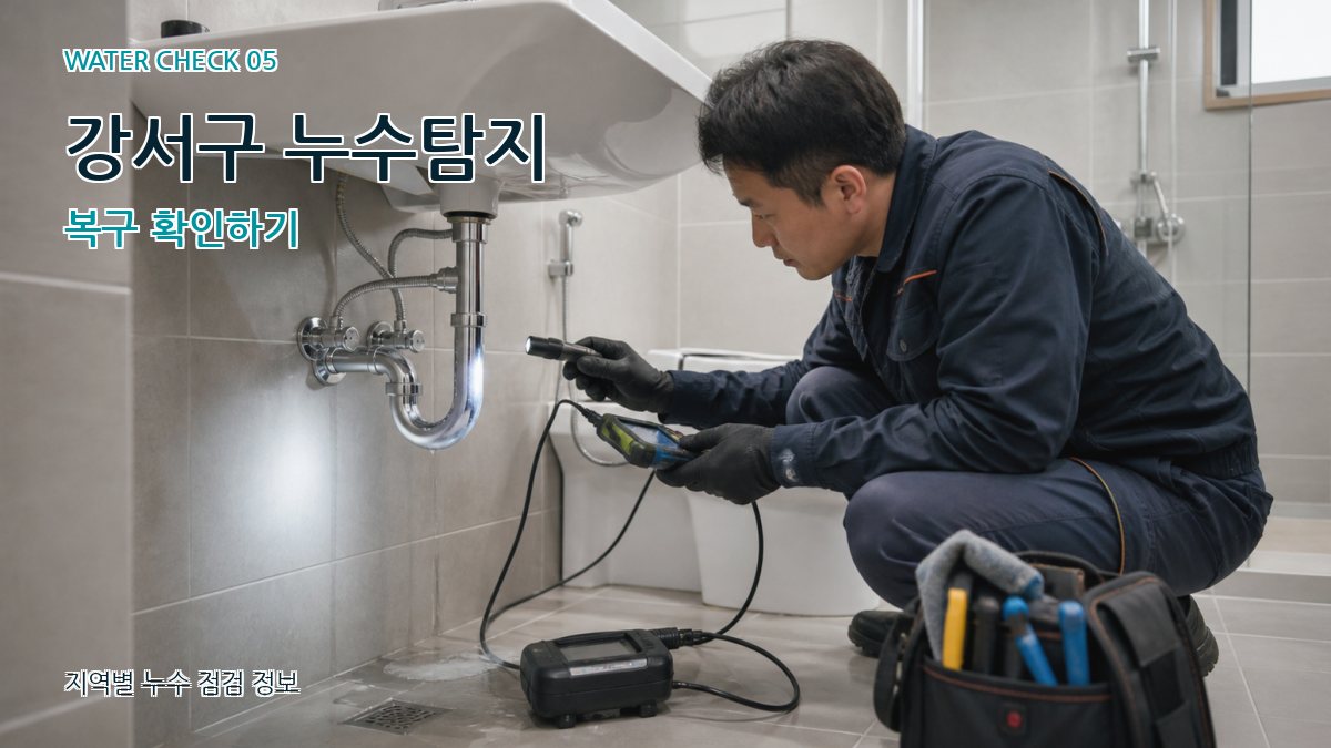 강서구 누수탐지 복구 확인하기