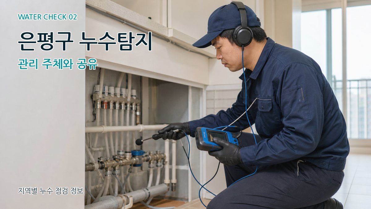 은평구 누수탐지 관리 주체와 공유
