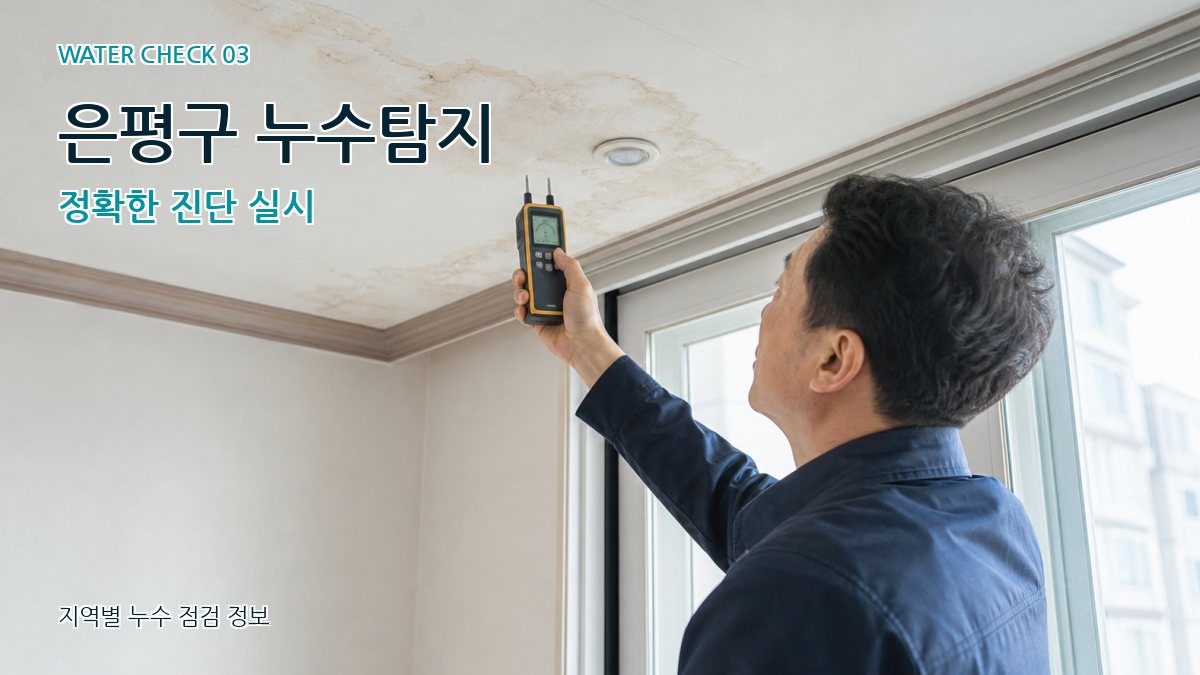 은평구 누수탐지 정확한 진단 실시