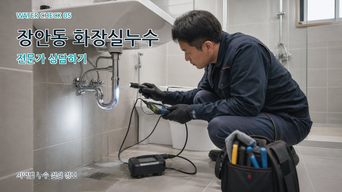 장안동 화장실누수 전문가 상담하기