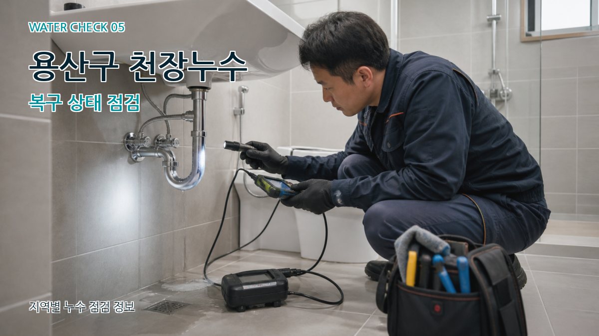 용산구 천장누수 복구 상태 점검