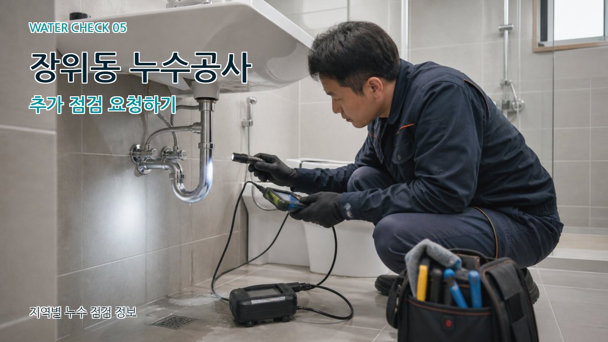 장위동 누수공사 추가 점검 요청하기